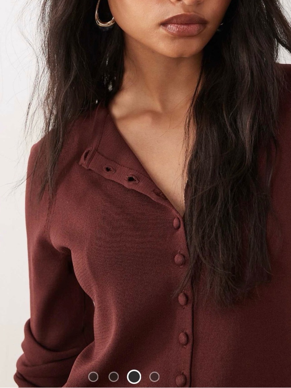 Cardigan Button-Front size M - Picture 2 of 5